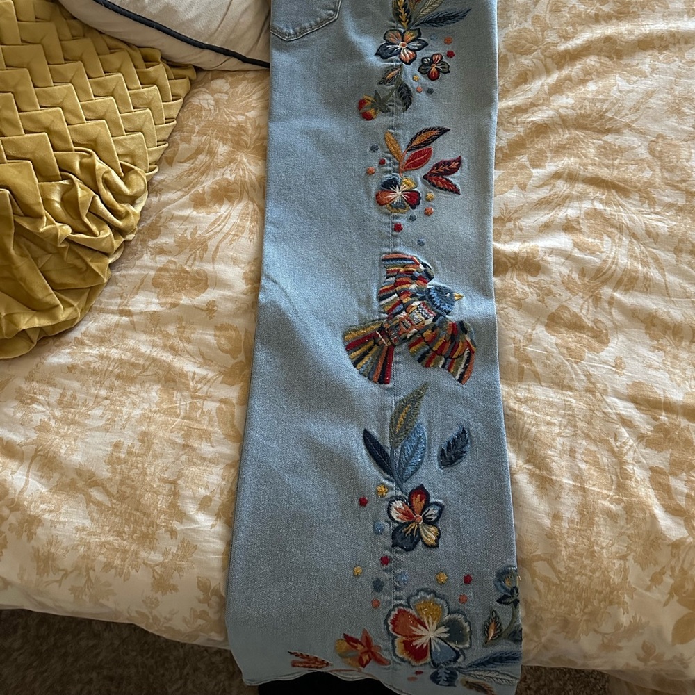 Driftwood Charlee embroidered jeans